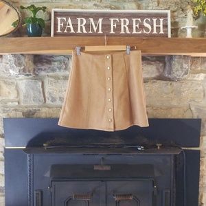 WishList Suede Mini Skirt